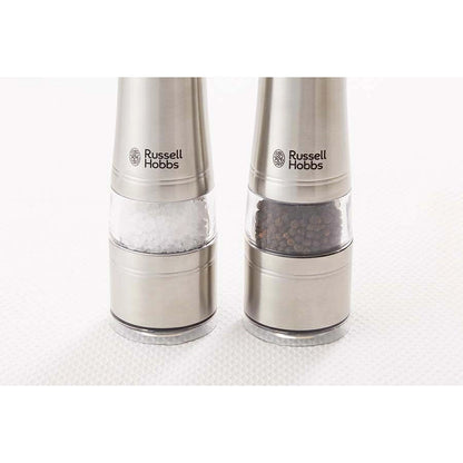 Electric Salt And Pepper Mill Wood Stand Set 7923JP - imy Shop Japan