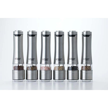 Electric Salt And Pepper Mill Wood Stand Set 7923JP - imy Shop Japan