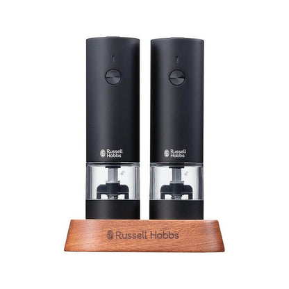 USB充電式鹽/胡椒研磨器 2入組, 含底座 7942JP