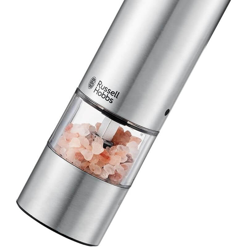 USB充電式鹽/胡椒研磨器 2入組, 含底座 7942JP