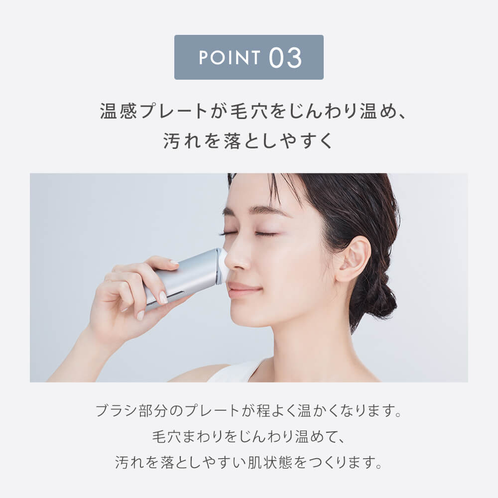 Daily Deep-Clean Ion Facial Brush with Sonic Vibration SAL21202SL - imy Shop Japan