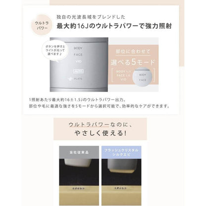 FLASH CRYSTAL SILKEPI IPL Hair Removal AC100V-240V SAL22205SL - imy Shop Japan