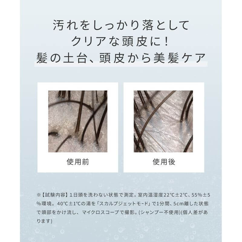 Fine Bubble Shower Head with Chlorine Removal Cartridge & Bicarbonate Tablets SAL23303WS - imy Shop Japan