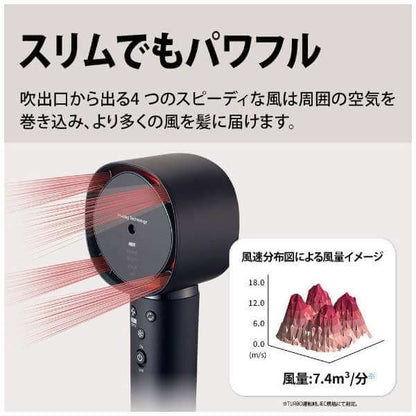 Plasmacluster Beauty Drape Flow Hair Dryer IB-WX901 - imy Shop Japan