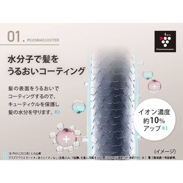 Plasmacluster Beauty Drape Flow Hair Dryer IB-WX901 - imy Shop Japan
