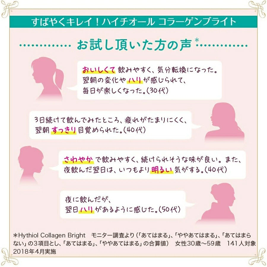 HYTHIOL Collagen Bright 50Ml X 10 Bottles - imy Shop Japan