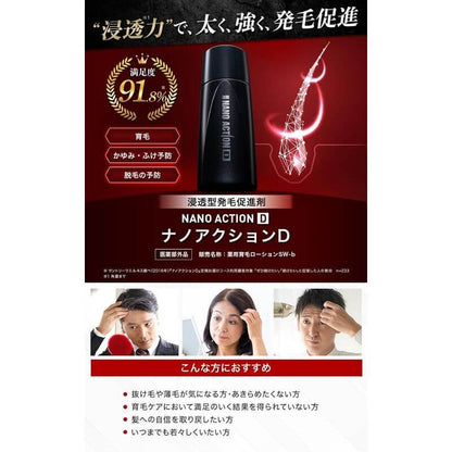 NanoAction D Hair Growth Booster – Deep Scalp Penetration Formula (90mL)