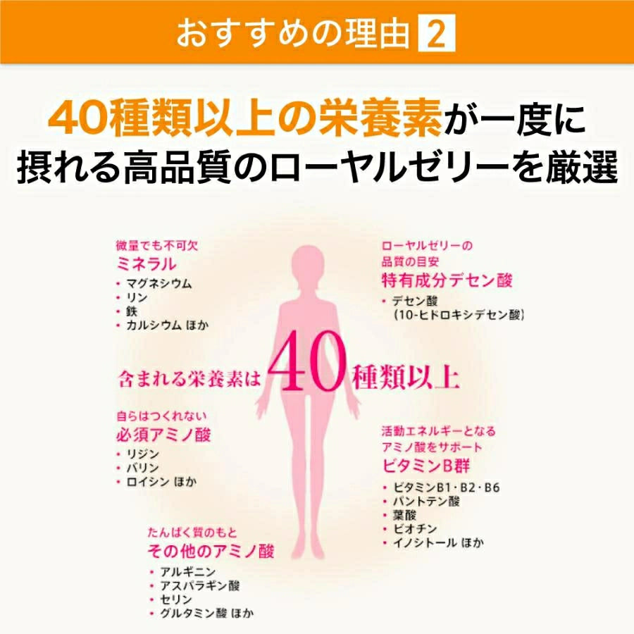 Royal Jelly + Sesamin E 120 Tablets / About 30 Days Supply - imy Shop Japan