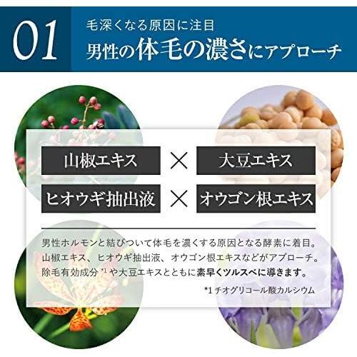 Pineapple and Soy Milk Hair Removal Cream for Men 100g - imy Shop Japan
