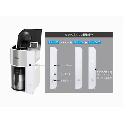 Coffee Maker 1L ECK-1000 WH - imy Shop Japan