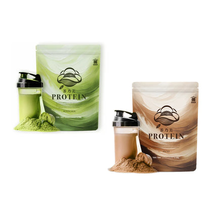 Chanobi Tea-Flavored Whey and Soy Protein Powder 810g, Made in Japan