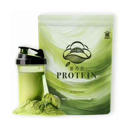 Chanobi Tea-Flavored Whey and Soy Protein Powder 810g, Made in Japan