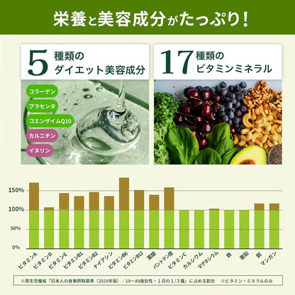 Chanobi Tea-Flavored Whey and Soy Protein Powder 810g, Made in Japan