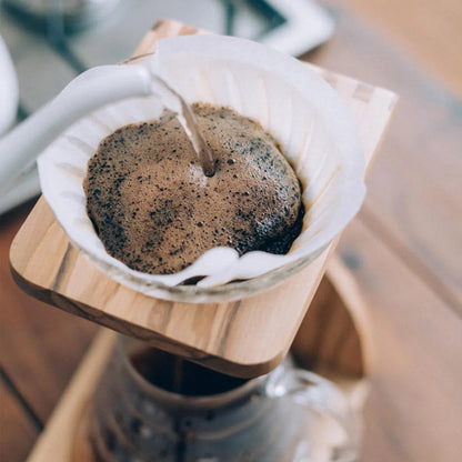 V60 橄欖木架手沖咖啡組 1-4杯用 VSS-1206-OV
