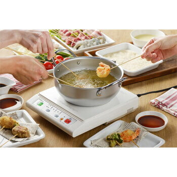 Tempura Pan with Lid SJ102 - imy Shop Japan