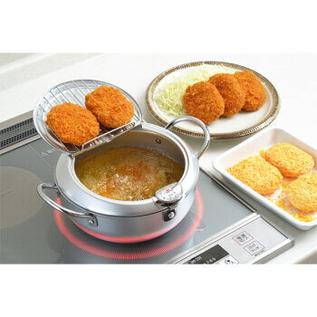 Tempura Pan with Lid SJ102 - imy Shop Japan