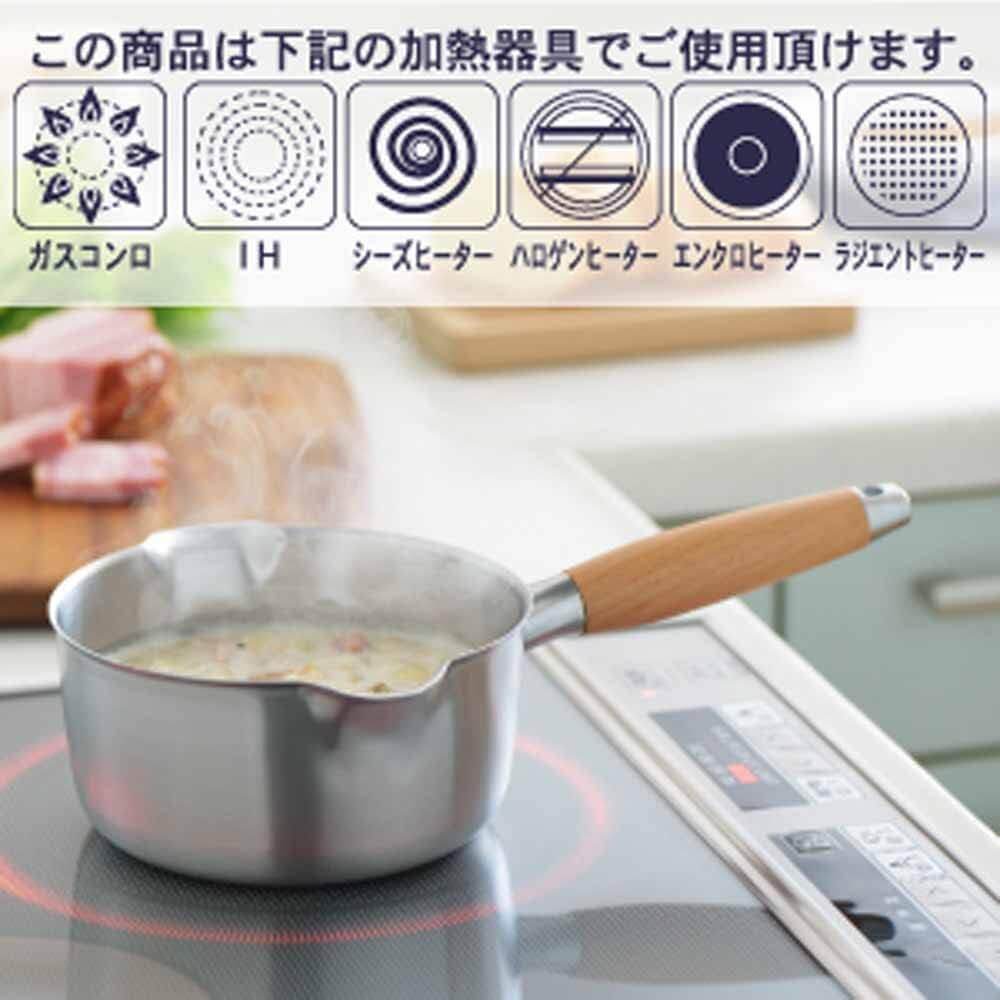 akita Yukihira Saucepan 18cm PD3001 - imy Shop Japan