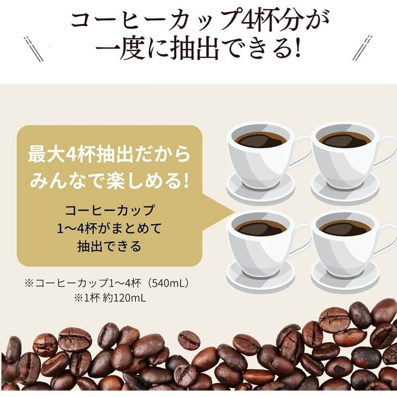 珈琲通 滴濾式咖啡機 4人份 EC-TD40AM-BA