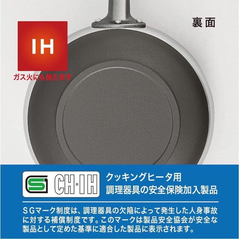 MARUTTO PAN 輕量不沾鍋 24cm, IH可, 日本製 A-2632