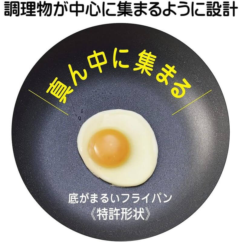 MARUTTO PAN 輕量不沾鍋 24cm, IH可, 日本製 A-2632