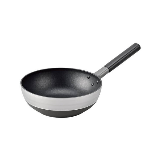 MARUTTO PAN Wok 24cm, Stove top / IH, Made in Japan A-2632