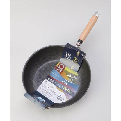 Silkware 輕量炒鍋 28cm, IH可, 日本製 A-3124