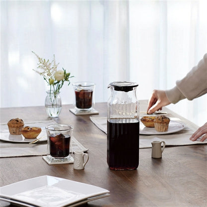 Cold Brew Coffee and Tea Square Server 1L with Filter T296KF2-BK - imy Shop Japan