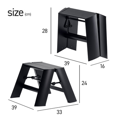 lucano 1-Step Folding Step Stool Standard ML1-a WH